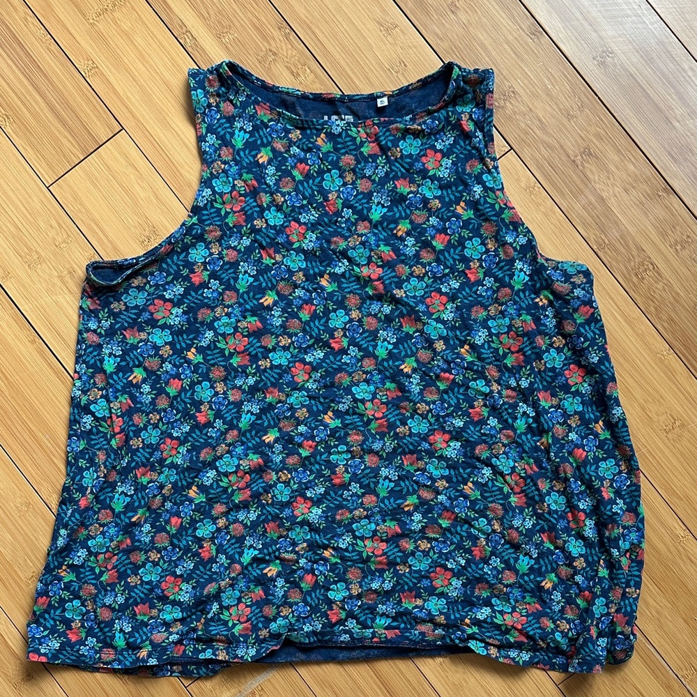 Uniqlo Multicolor Floral Tank Top